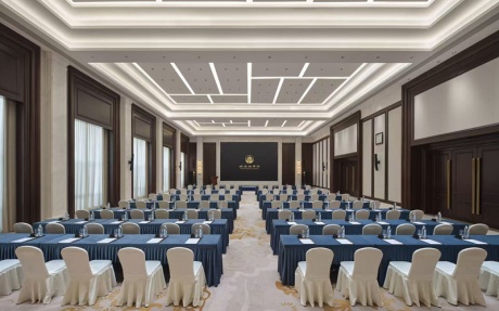 徽苑-天柱厅 [ 最大20桌 · 高6.0m · 无柱 · 长方形 · 低消4688 ]